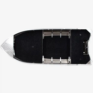 15 jalkaa alumiininen V-runkoinen kalastusvene